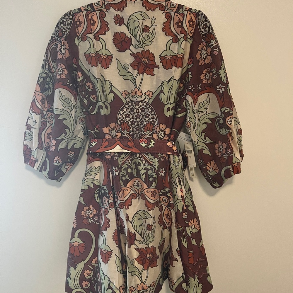 NWT Mestiza Valencia Mini Dress in Jardin Rose - Picture 8 of 8